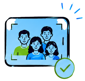 multiple student recognition in single frame